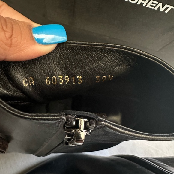 SAINT LAURENT Katie Boots – Luxury Designer Ankle Boots - Footwear - Picture 9 of 10